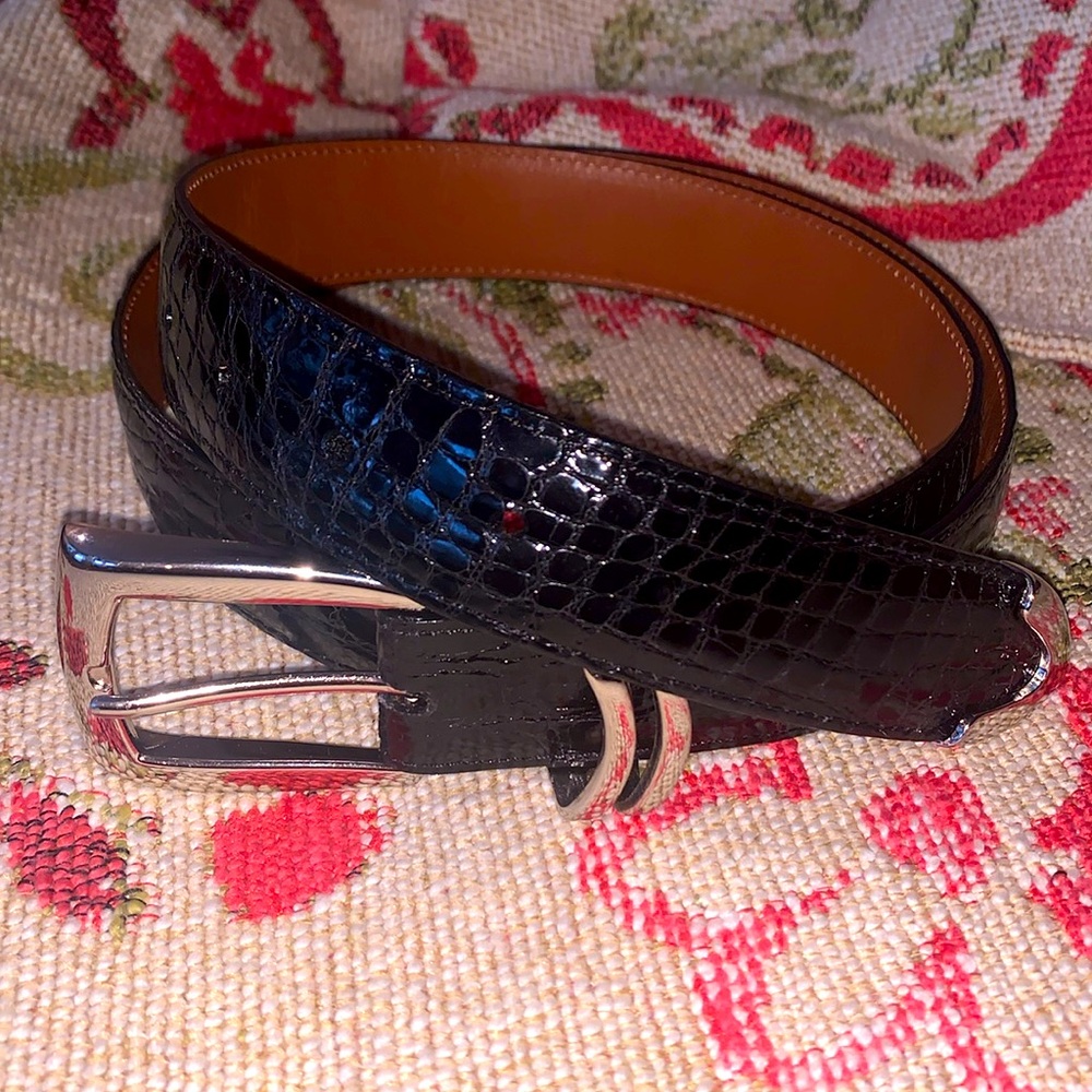 Caiman Crocodile Belt 25mm size 36